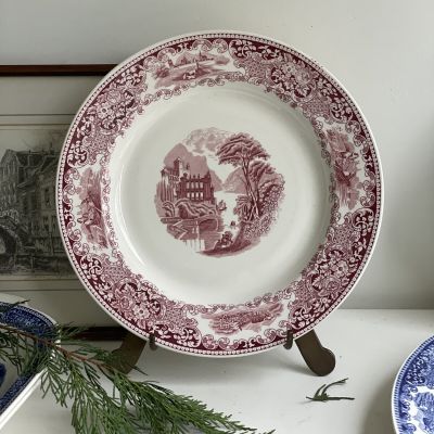 Блюдо 30 см Maastricht Petrus Regout Castillo Голландия