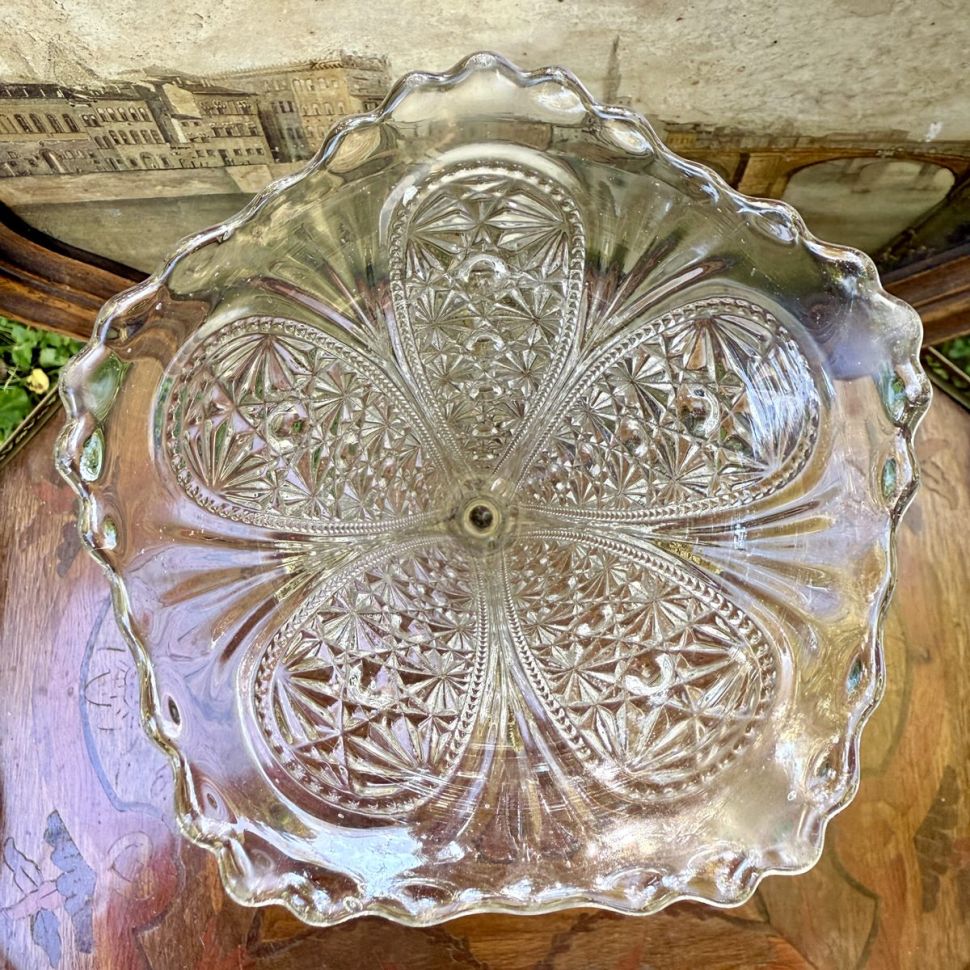 Ваза центр стола 30 см хрусталь Франция