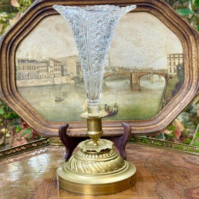 Ваза центр стола 30 см хрусталь Франция