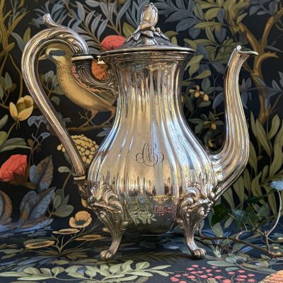 Чайник кофейник Christofle 1,5 л серебрение Франция 