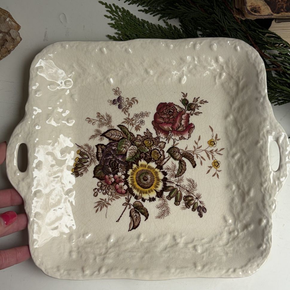 Блюдо Mason's Friarswood 27 см Англия 