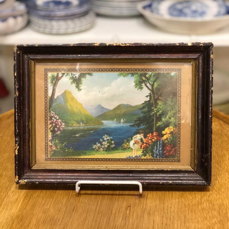 Репродукция в деревянной раме