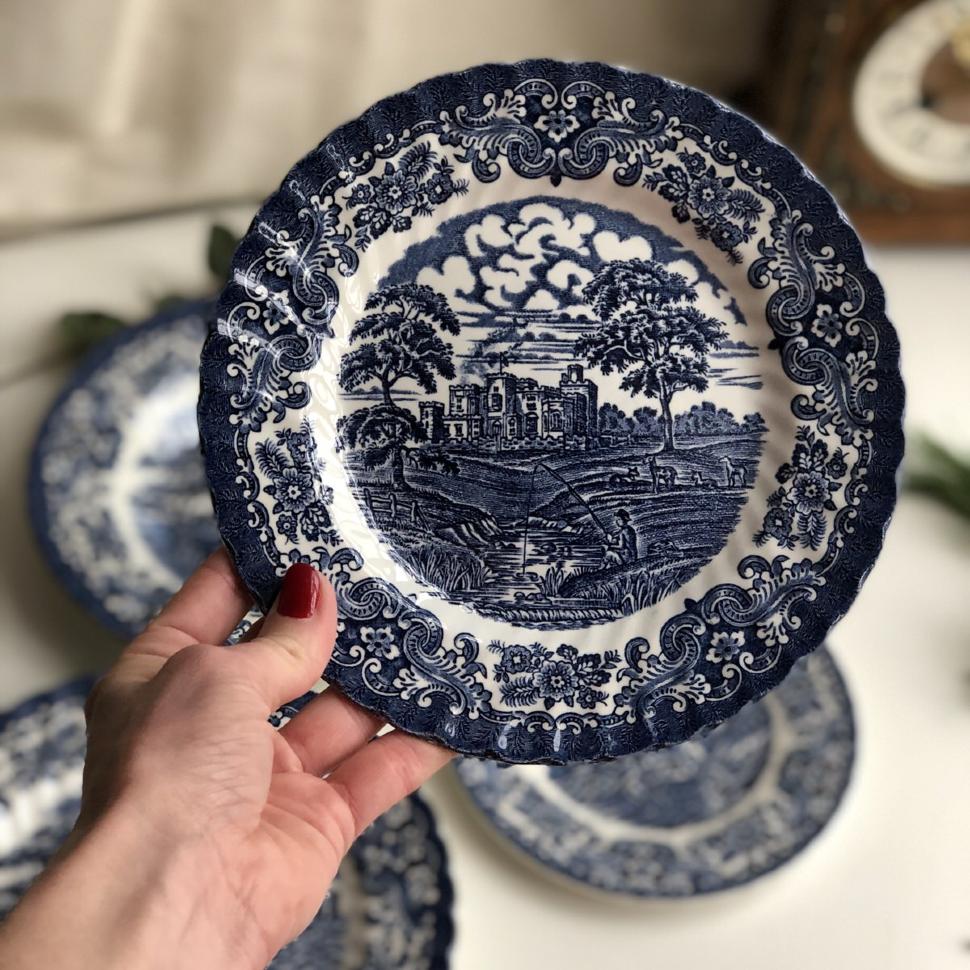 Тарелка 20 см Olde Country Castles Рыбак England