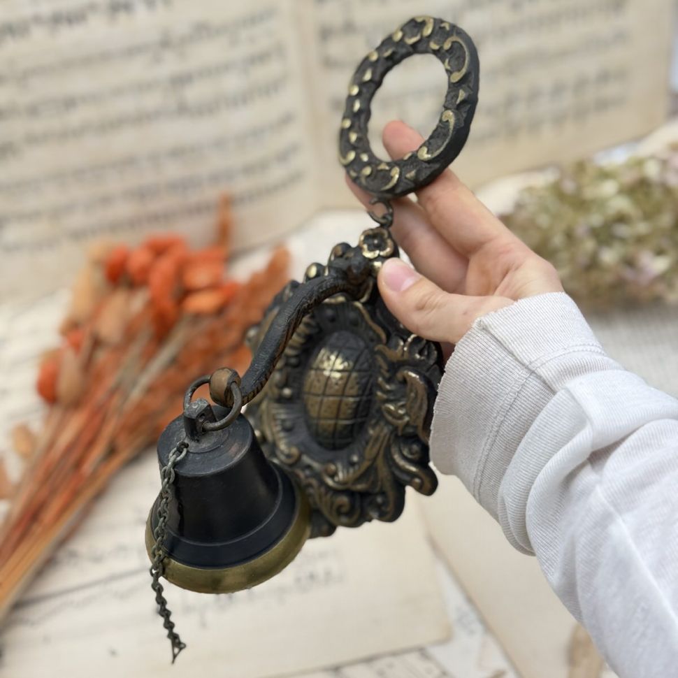 Колокольчик для сонетки 23 см латунь