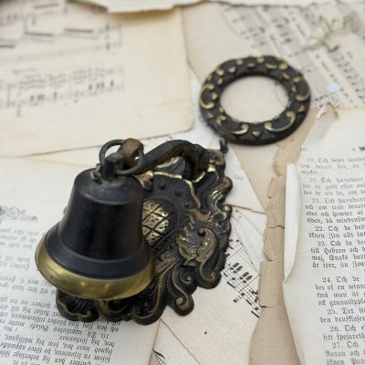 Колокольчик для сонетки 23 см латунь