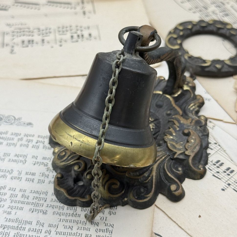 Колокольчик для сонетки 23 см латунь