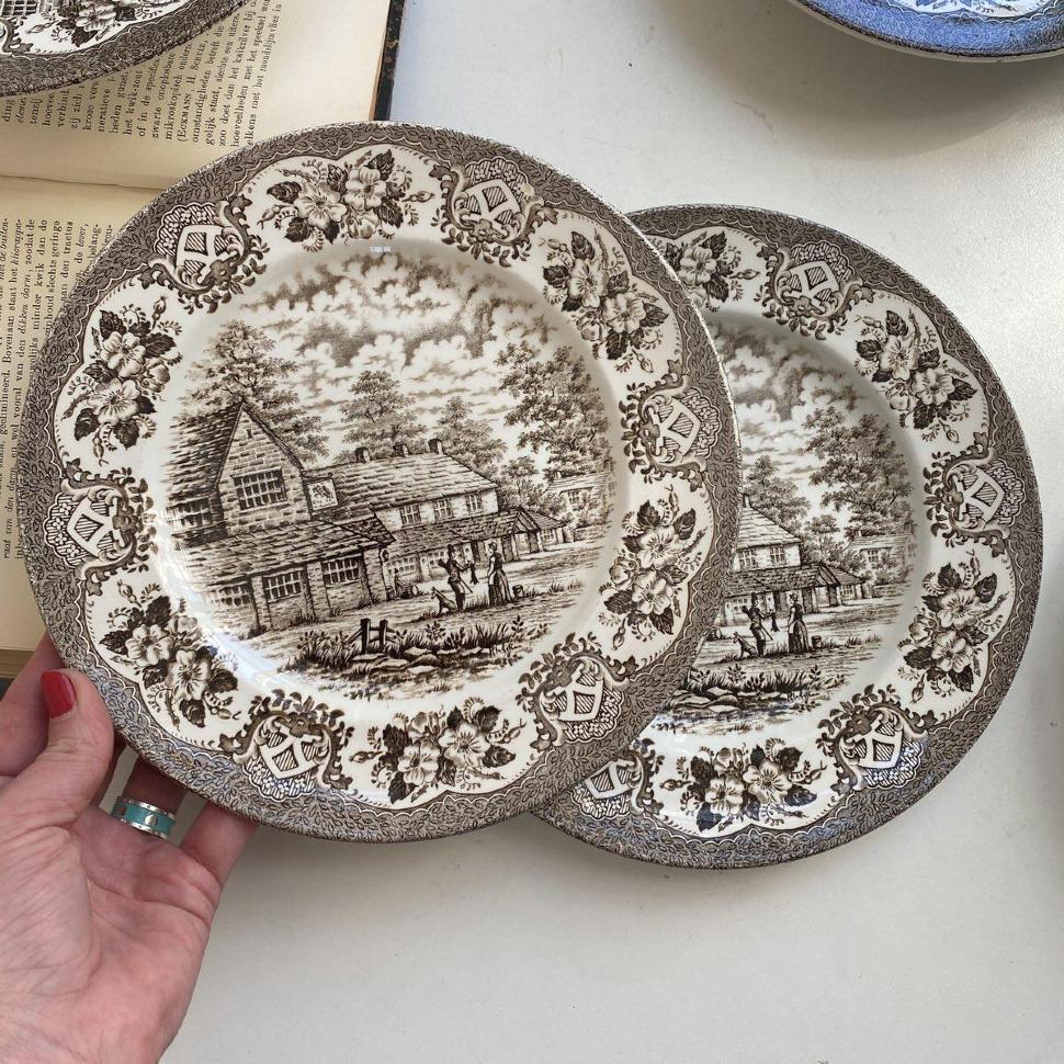 Тарелка 22 см Old inns series Англия 