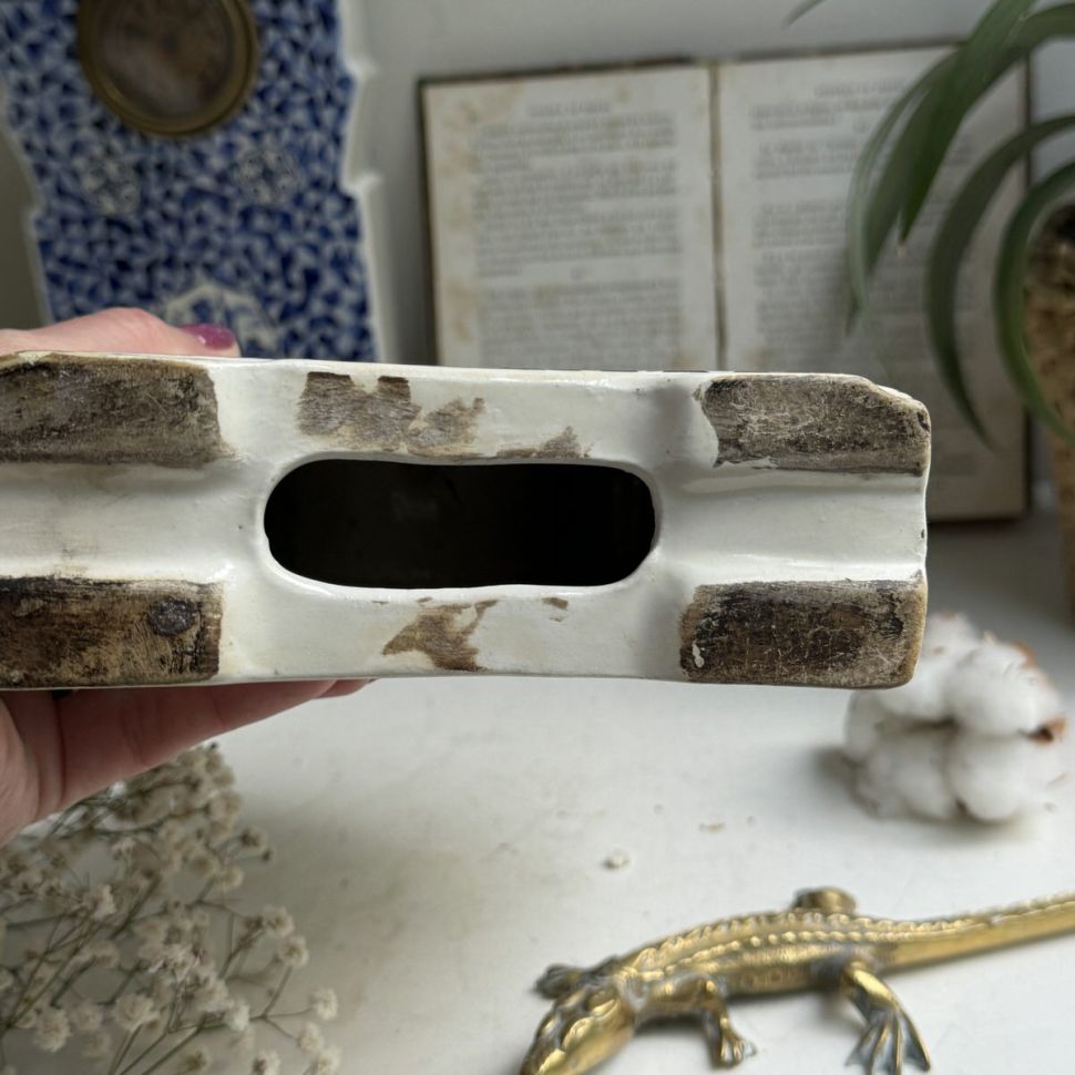 Часы настольные Ардеко 19 см фарфор реставрация основания