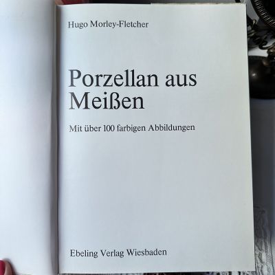 Книга Фарфор Мейсен на немецком языке