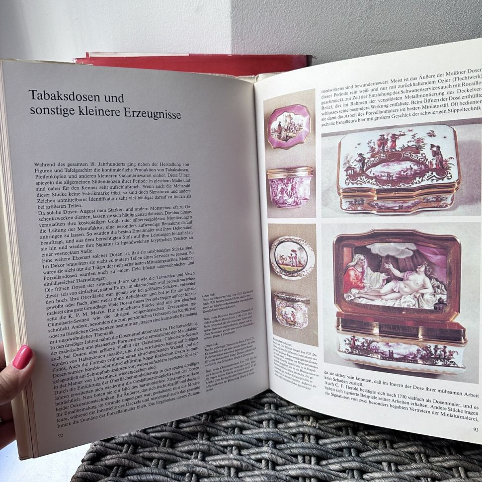 Книга Фарфор Мейсен на немецком языке