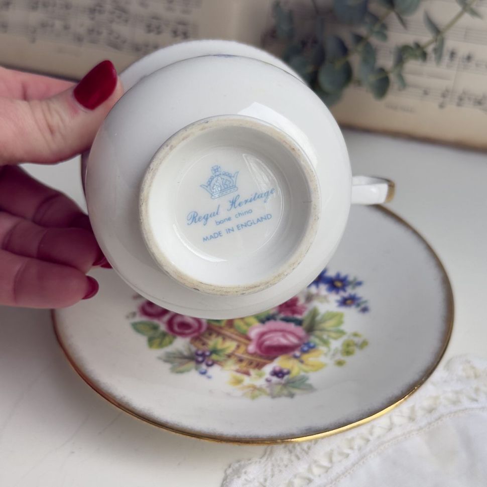 Чайная пара Regal Heritage Букет 200 мл Англия 