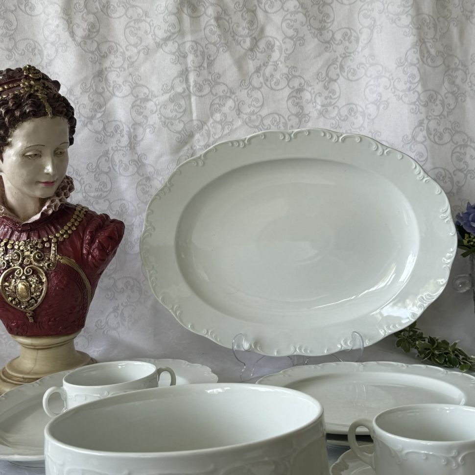 Блюдо Rosenthal Monbijou белый 33 см Германия 2 категория