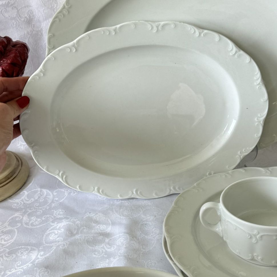 Блюдо Rosenthal Monbijou белый 33 см Германия 2 категория