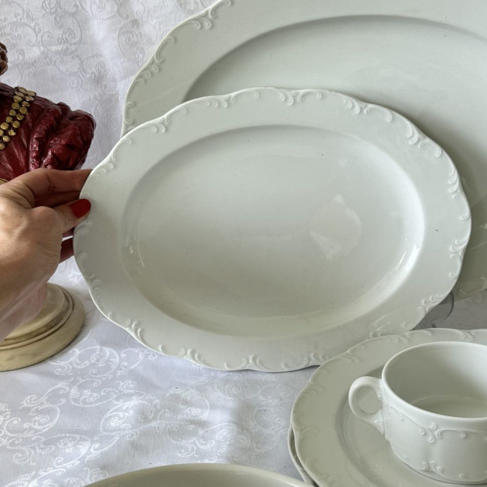 Блюдо Rosenthal Monbijou белый 33 см Германия 2 категория