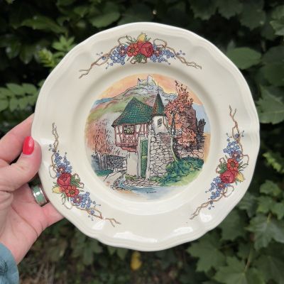 Тарелка Sarreguemines Obernai 21 см Франция