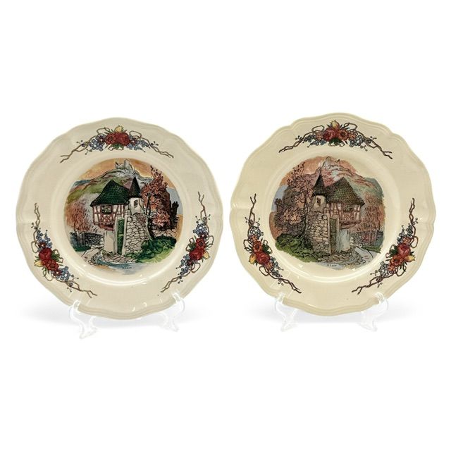 Тарелка Sarreguemines Obernai 21 см Франция