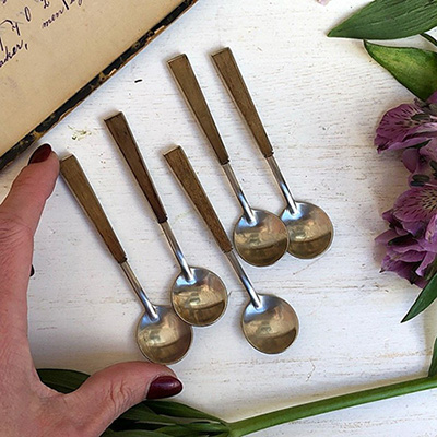 Ложка кофейная круглая, Швеция