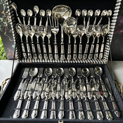 Набор столовых приборов 51 предмет сталь Италия