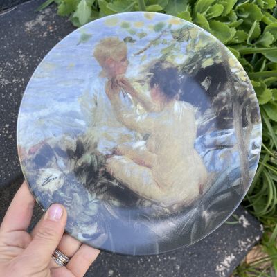 Тарелка Rorstrand Женщина с ребенком 1991 г Anders Zorn 21 см 