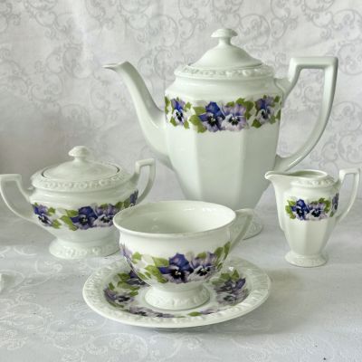 Чайная пара Rosenthal Classic Rose Фиалка 220 мл Германия
