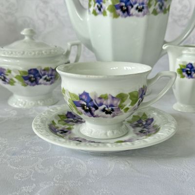 Чайная пара Rosenthal Classic Rose Фиалка 220 мл Германия