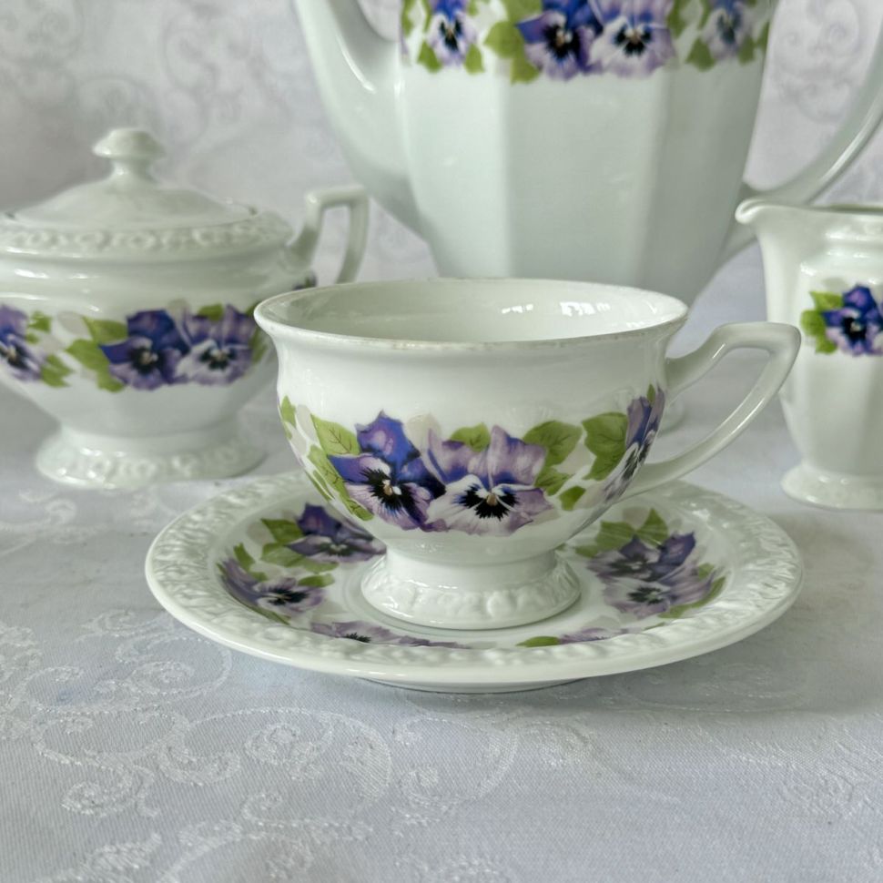Чайная пара Rosenthal Classic Rose Фиалка 220 мл Германия