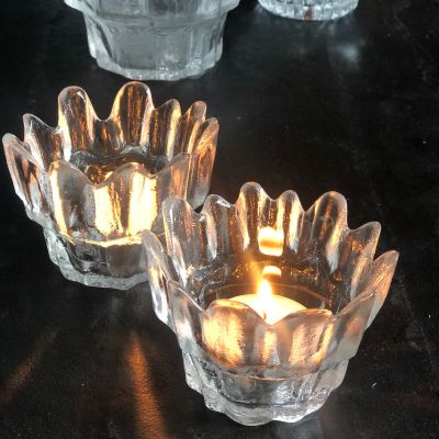 Подсвечник малый 7 см Scruf хрусталь Швеция