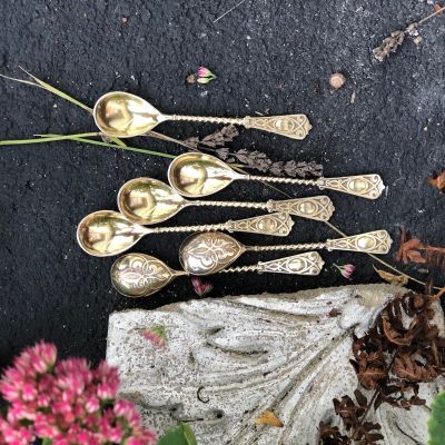 Ложка чайная с орнаментом