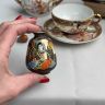 Ваза мини Каннон с бессмертными Satsuma 6 см фарфор Япония  