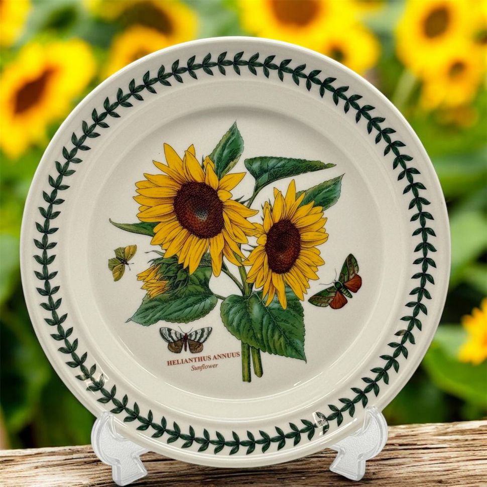 Тарелка Portmeirion Botanic Garden Sunflower 27 см Портмерион Англия