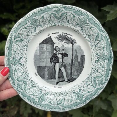 Тарелка Greil &amp; Montereau Les Aninax Intelligents №5 20 см Франция