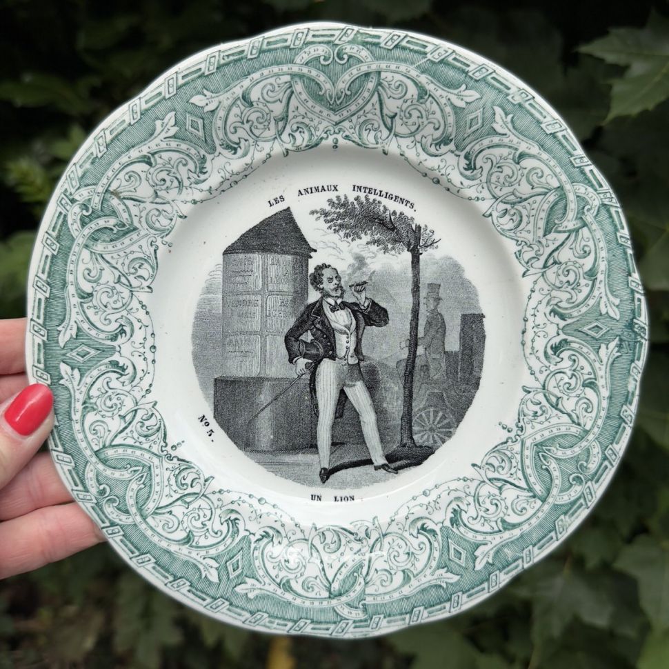 Тарелка Greil & Montereau Les Aninax Intelligents №5 20 см Франция