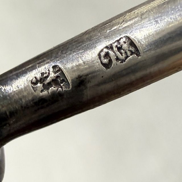 Шпажка шампур 25 см серебрение Франция 