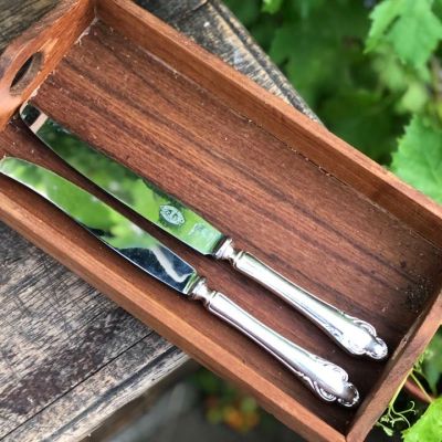 Нож столовый 25 см Rostfri мельхиор