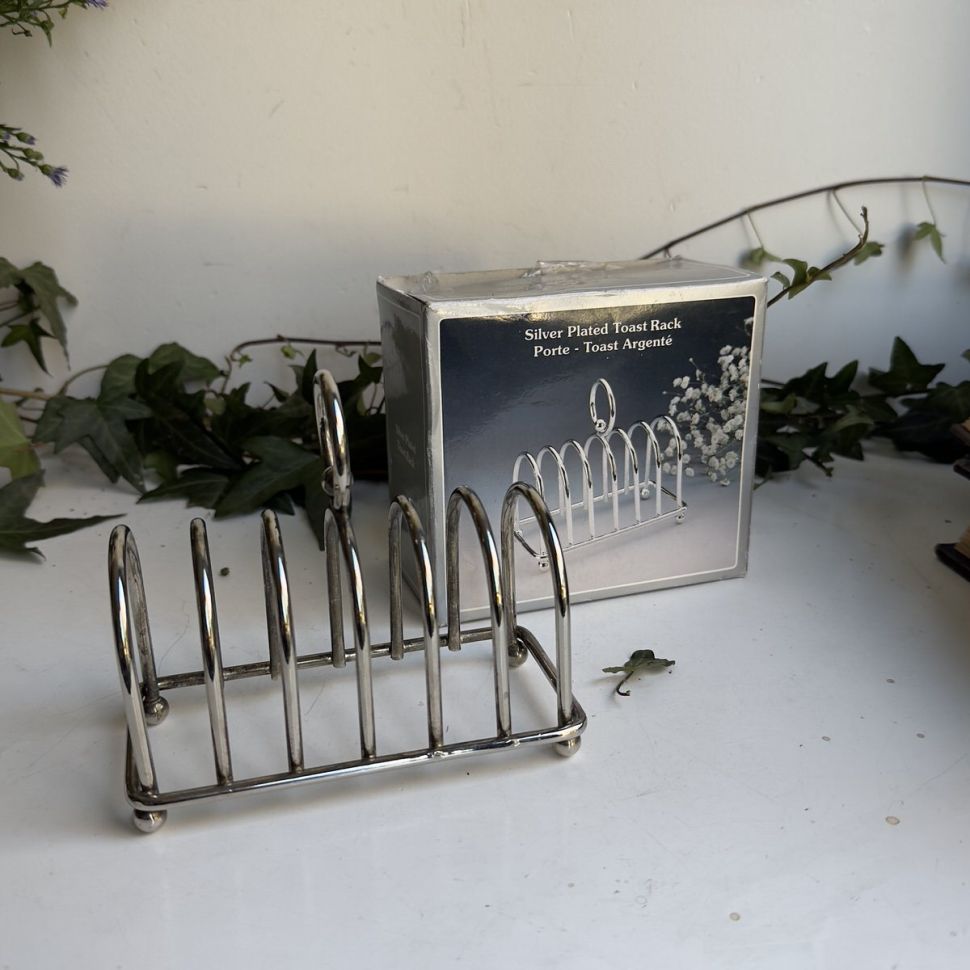 ​Салфетница подставка для тостов на 6 шт серебрение