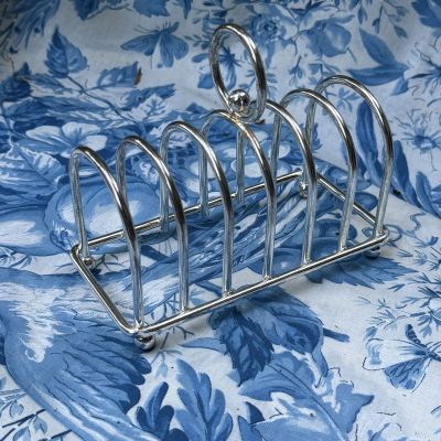 ​Салфетница подставка для тостов на 6 шт серебрение