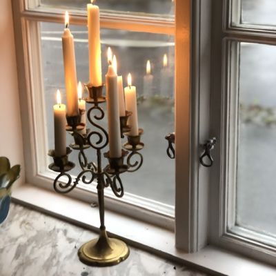 Подсвечник канделябр на 7 свечей витой 
