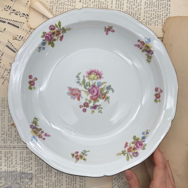 Блюдо глубокое PL Limoges Букет 29 см Франция 