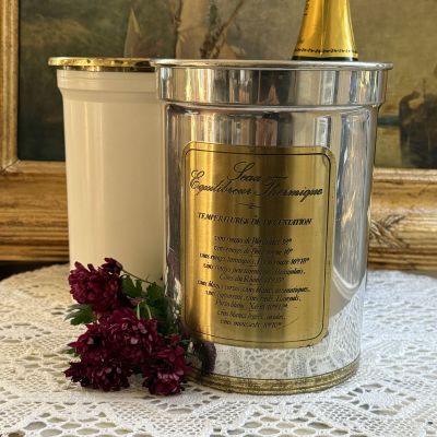 Ведро для охлаждения бутылки 20 см DU MANOIR латунь