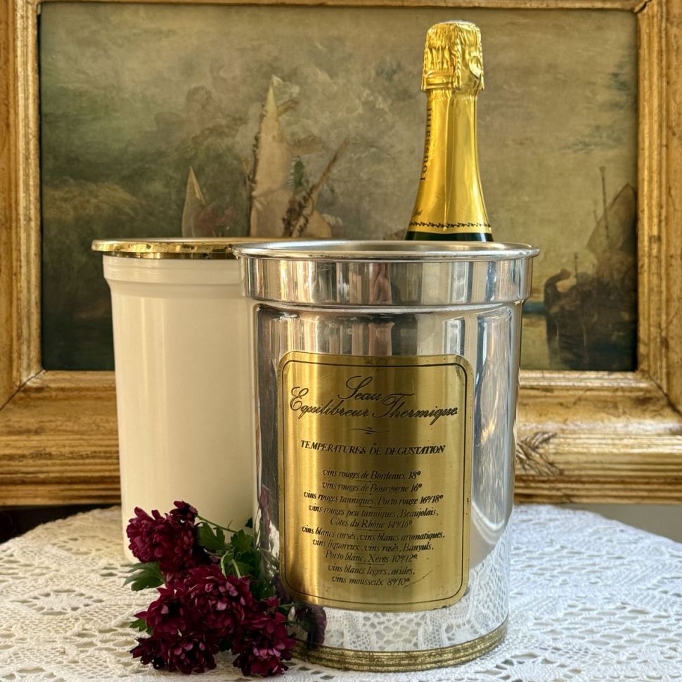 Ведро для охлаждения бутылки 20 см DU MANOIR латунь