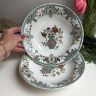 Тарелка глубокая Maastricht Petrus Regout Cenis 22 см Голландия до 1899 года