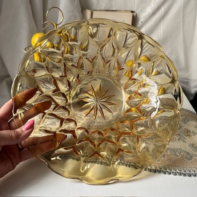 Блюдо салатник 28 см хрусталь