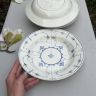 Тарелка глубокая Sarreguemines Indisch Blau 24 см фарфор Франция