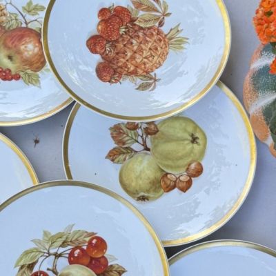 Тарелка Jaeger & Co Harvest Яблоки и Фундук 20 см фарфор Германия
