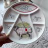 Тарелка для подачи мяса Porcelaine D'Auteuil Le Filet 22 cм Франция 