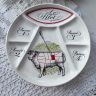 Тарелка для подачи мяса Porcelaine D'Auteuil Le Filet 22 cм Франция 
