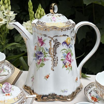 Чайник кофейник Мейсенский букет 1,7 л Голландия
