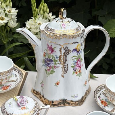 Чайник кофейник Мейсенский букет 1,7 л Голландия