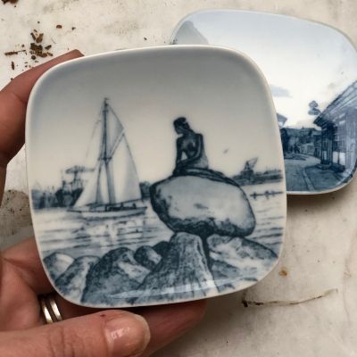 Тарелка мини декоративная русалочка Royal Copenhagen