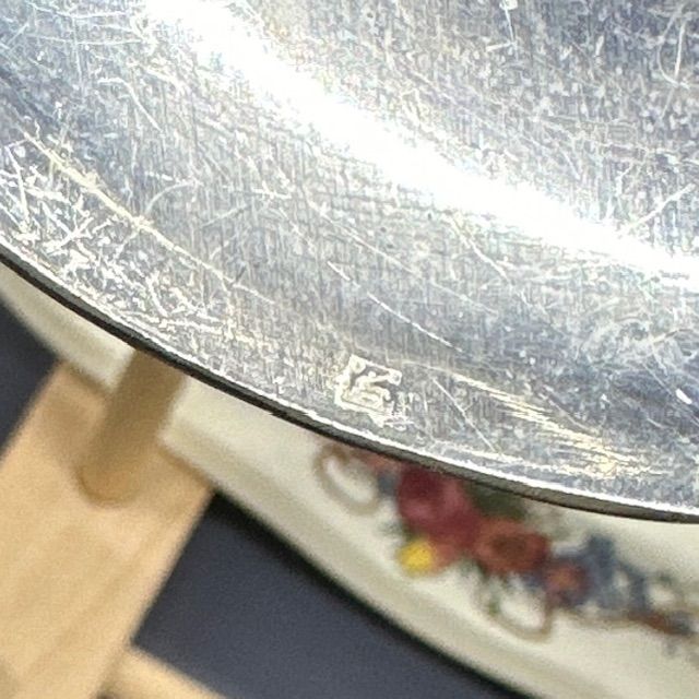 Половник 33 см серебрение 1900-е гг.